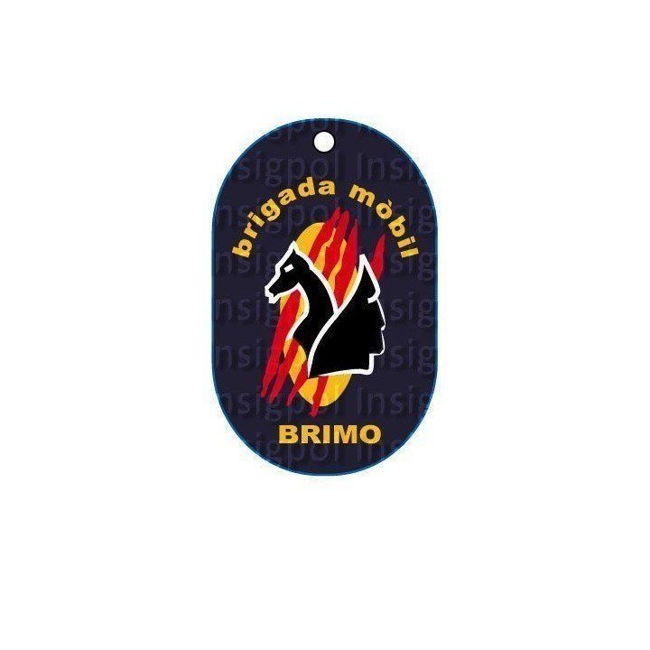 CHAPA-IDENTIFICACIÓN-POLICÍA-CATALUÑA-BRIMO