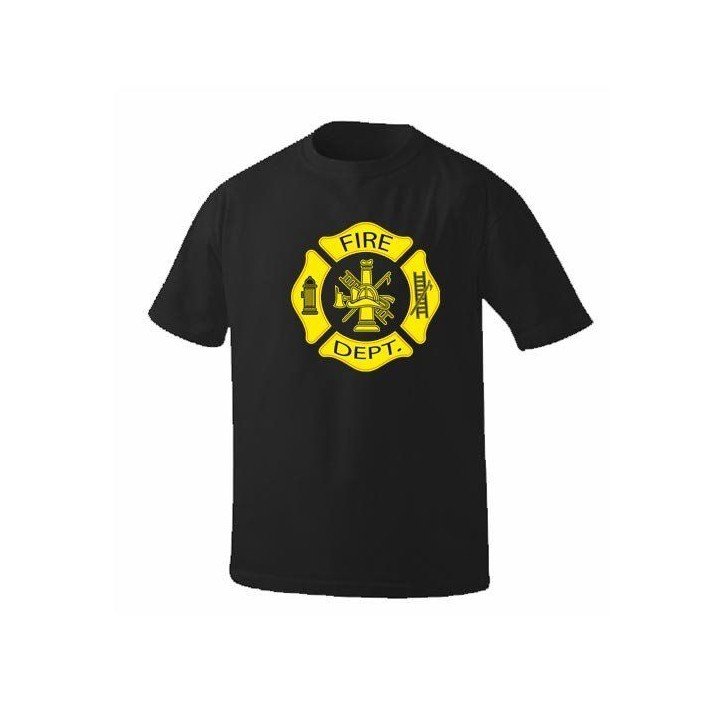 Camiseta-Fire-Department-negra