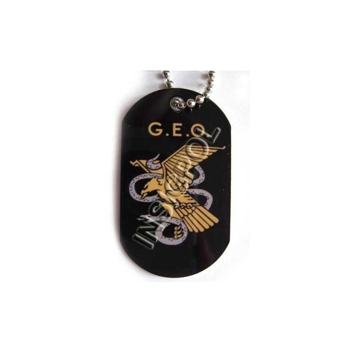 CHAPA IDENTIFICACIÓN CUERPO NACIONAL DE POLICÍA GEO.