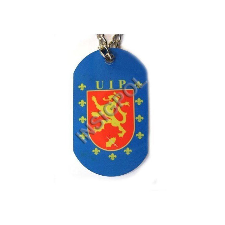 UIP SPANISH POLICE DOG TAG
