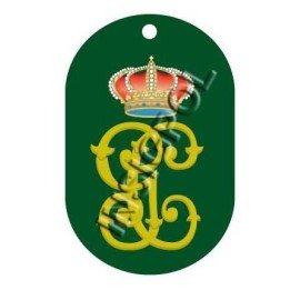 CHAPA IDENTIFICACIÓN GUARDIA CIVIL CIRCULO AHUMADA