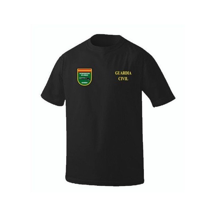 CAMISETA GUARDIA CIVIL INTERVENCION DE ARMAS OVIEDO