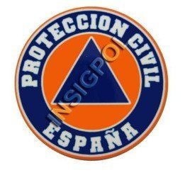 INSIGNIA ALUMINIO PROTECCIÓN CIVIL