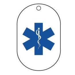 CHAPA IDENTIFICACIÓN CRUZ DE VIDA