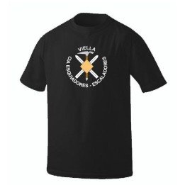 CAMISETA COMPAÑÍA ESQUIADORES ESCALADORES DE VIELLA NEGRA
